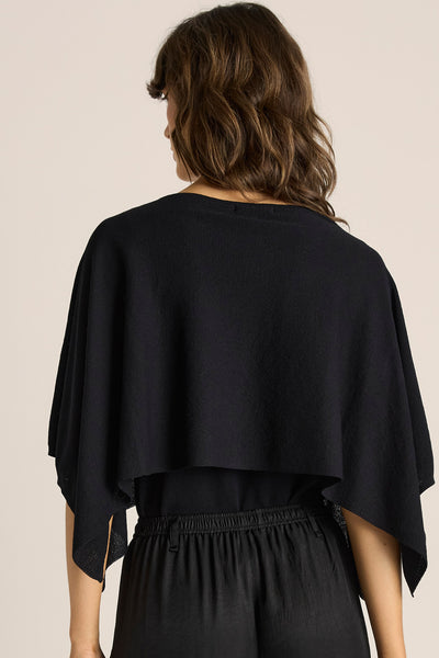 Kora Cape Top-Black
