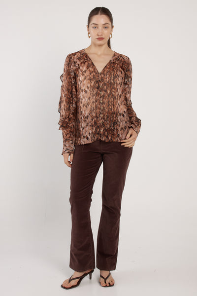 Odette Ruffle Blouse
