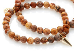 All For One Bracelet - Picture Jasper/Gold