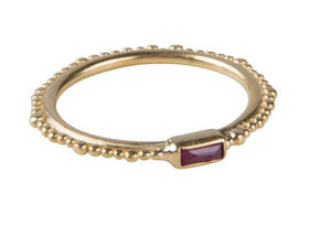 Ruby Crown Stacker