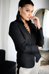 Alexa Linen Blouse