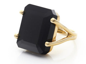 Prima Donna Black/Gold Ring