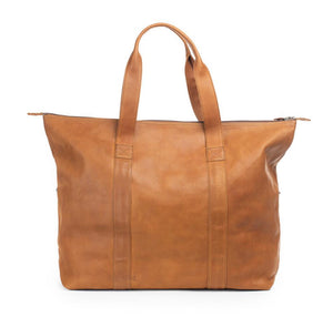 Miriam Overnight Leather Bag - Vintage Tan