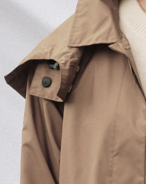 Trench Recycled Raincoat in Doe