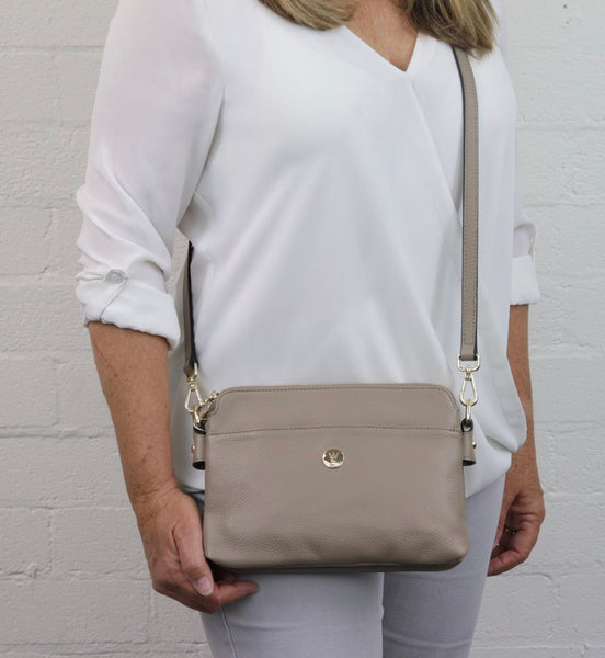 Trisha Leather Crossbody Bag