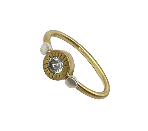 Astrid Ring in Brass