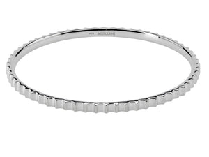 Fluted Bangle in Sterling Silver