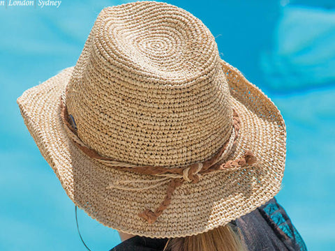 Marjo Rafia Cowboy Hat