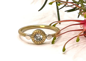 The Astrid Ring in Brass