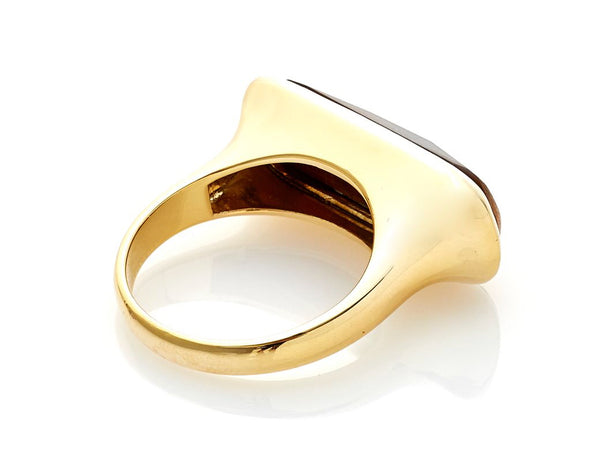 Grace Ring (Tigers Eye/Gold)