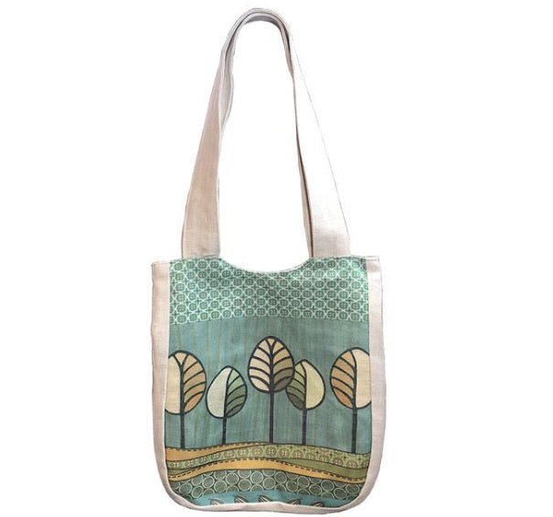 Linen Shoulder Bag