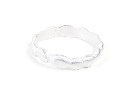 Alexa Pebble Ring - Silver