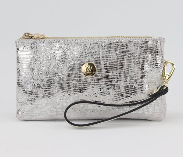 Polly Leather Clutch