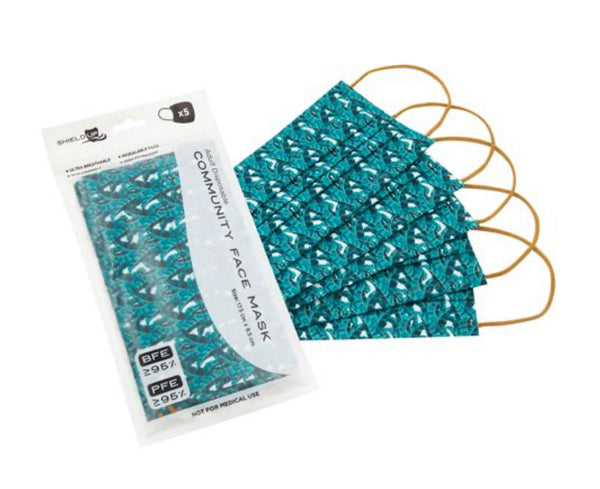 Disposable Face Mask - Five pack