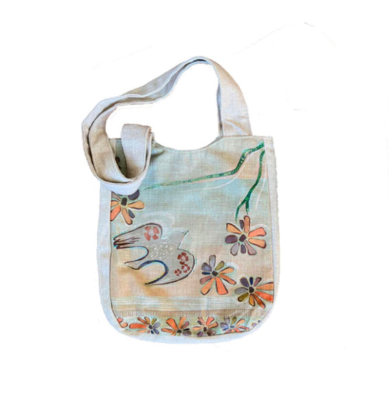 Linen Shoulder Bag