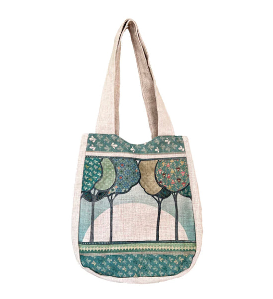 Linen Shoulder Bag