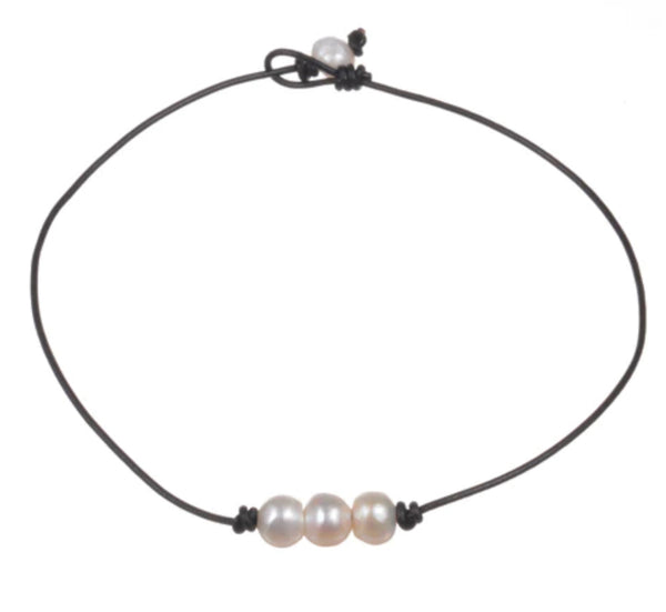 Hope Trio Pearl  Necklace