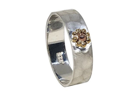 Sterling Silver Flower Ring