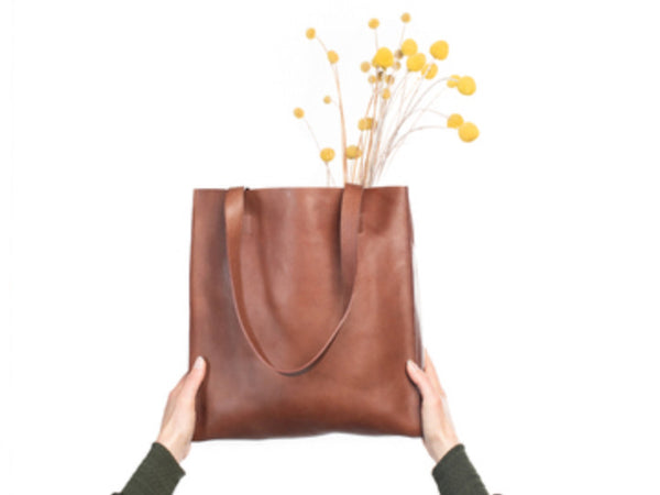 Catie Leather Tote