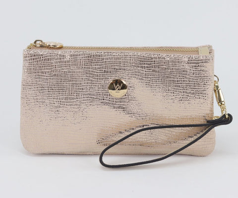 Polly Leather Clutch