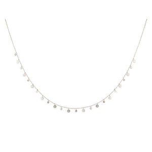 Coin Choker in Sterling  Silver