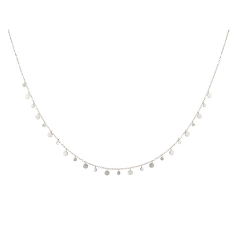 Coin Choker in Sterling  Silver